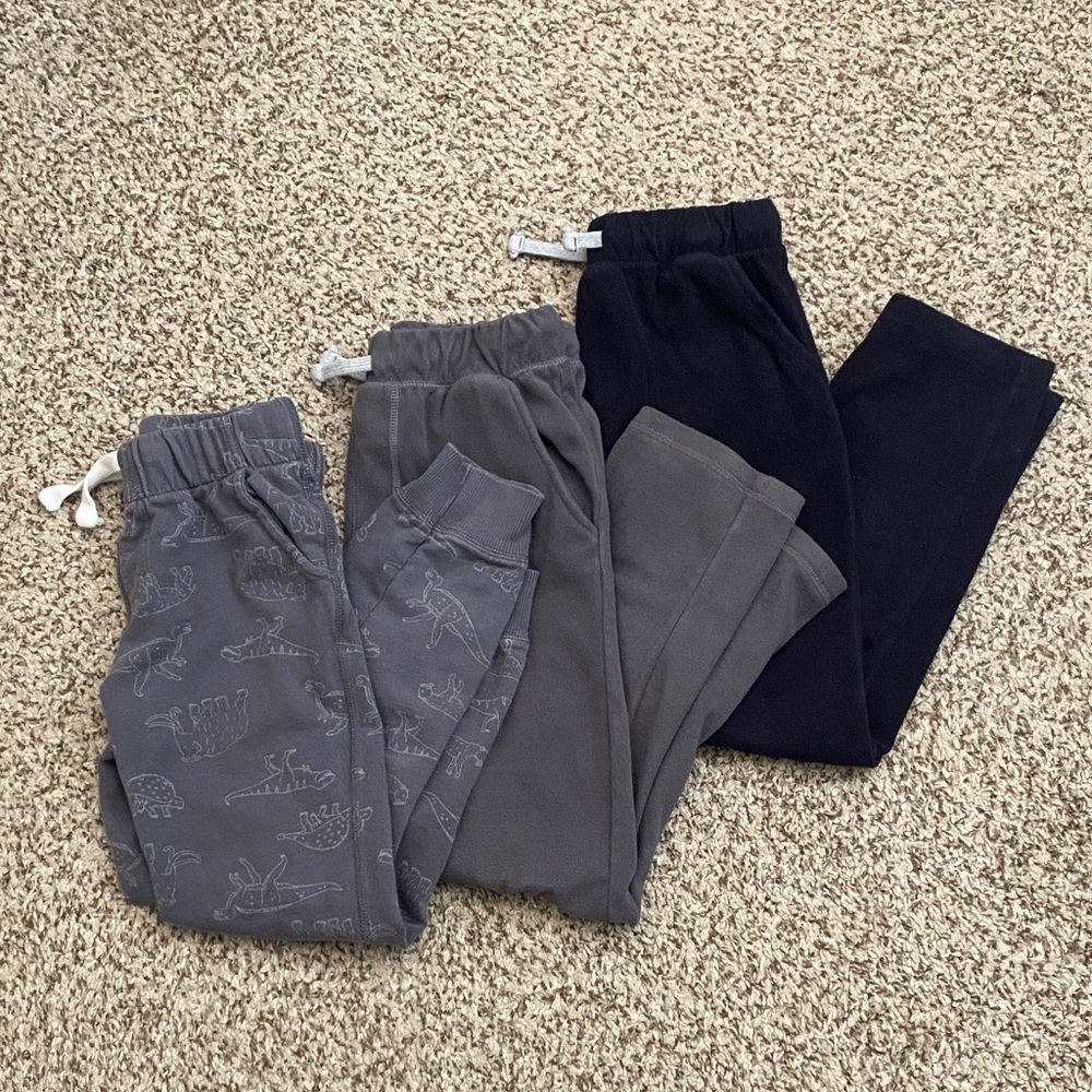 Carter's Gray & Black Fleece Joggers Bundle
